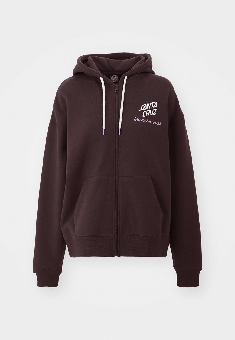 Santa Cruz Sweater met rits bruin Santa Cruz Sweater met rits bruin