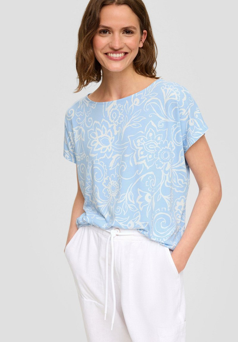 s.Oliver T-shirt print - himmelblau