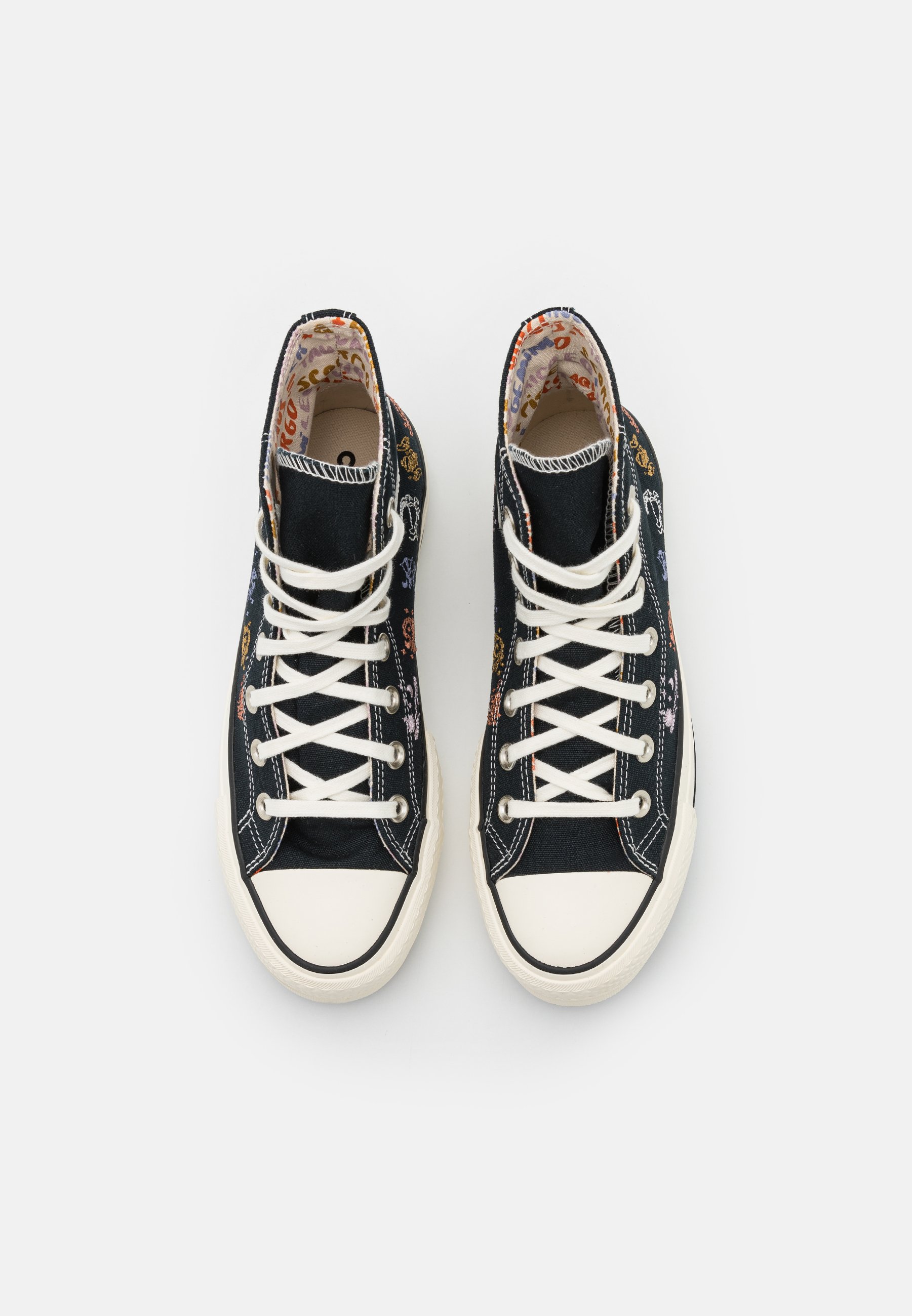 converse high top multicolor