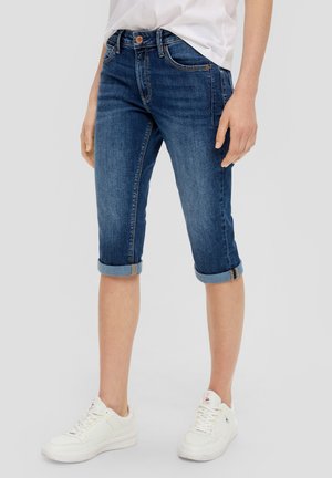 QS CATIE MID RISE  - Jeansshort - dunkelblau