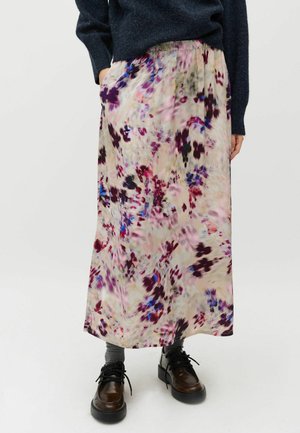 mbyM AVELINE-M - Jupe longue - enigma print