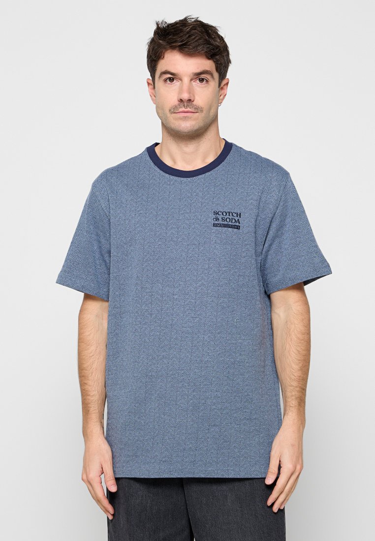 Scotch & Soda T-shirt basic lichtblauw Scotch & Soda T-shirt basic lichtblauw