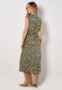 Apricot ANIMAL PRINT MIDI  - Skjortekjole - khaki