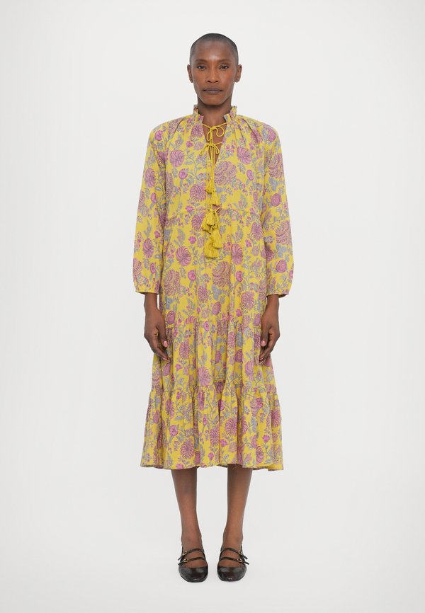 ASTRID DRESS - Day dress - citron floral