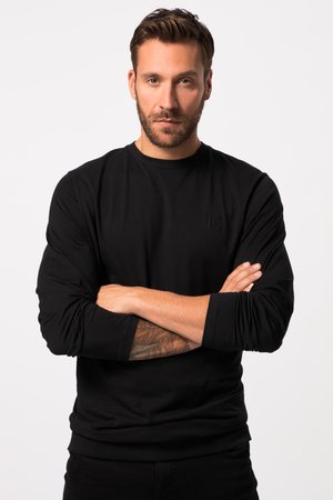 JP1880, LANGARM RUNDHALS - Mikina - black
