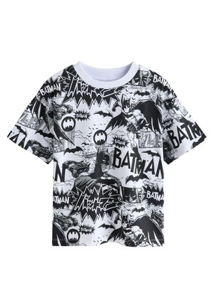 REGULAR FIT - BATMAN SHORT SLEEVE  - Marškinėliai su spaudiniu - black all-over print