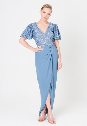 EM EMBELLISHED SEQUINS - Festklänning - powder blue