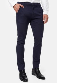 INDICODE JEANS BUCKNER - Pantalones chinos - navy