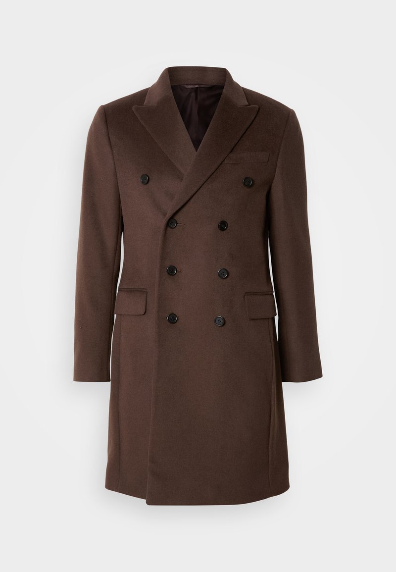 Pader Cloth Isaac Dewhirst PADER PEA COAT - Classic coat - mole/brown - Zalando