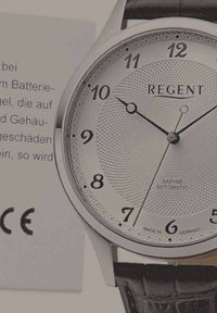 Regent Uhr - silberfarben