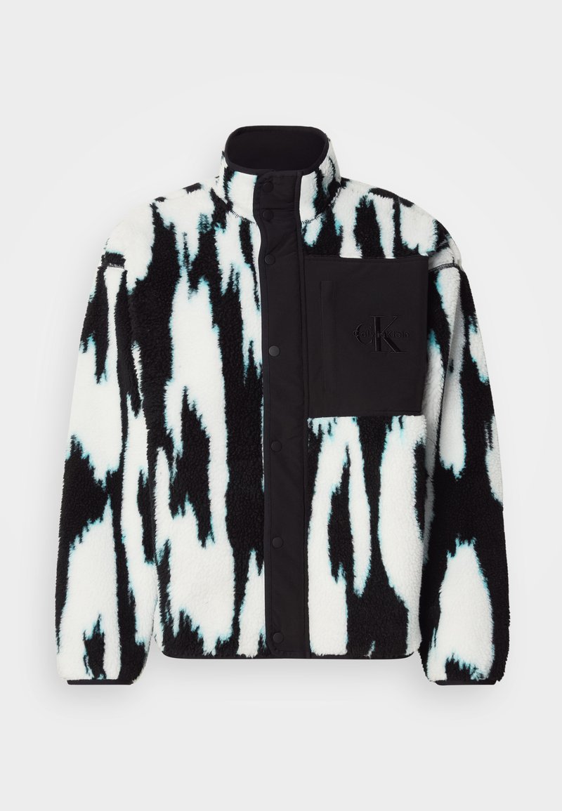 Calvin Klein Jeans Fleecejas zwart Calvin Klein Jeans Fleecejas zwart