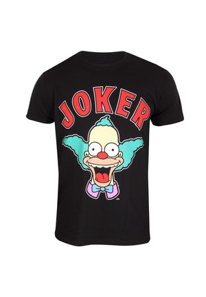 Henry Tiger SIMPSONS KRUSTY JOKER - T-shirts print - black