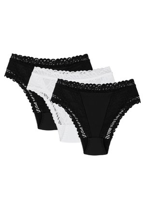 ABRA 3 PACK - Alushousut - black/white