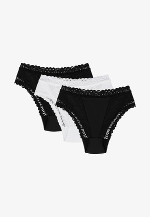 Wolbar ABRA 3 PACK - Braguitas - black/white
