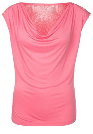 T-shirt med print - light pink