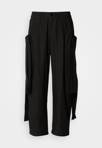 DEMAR BOW TROUSERS UNISEX - Hlače - black