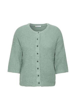 Street One, KUSCHELIGER HALBARM CARDIGAN MIT RUNDHALS - Gilet - eucalyptus green