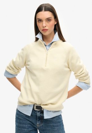Superdry Strickpullover - ecru