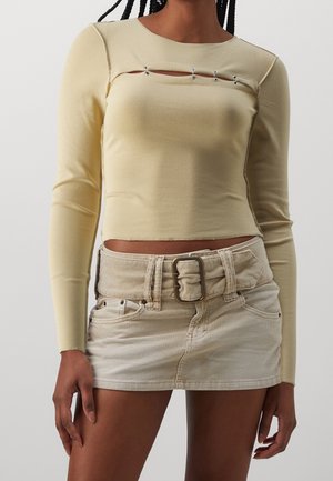 T-shirt à manches longues - mottled beige