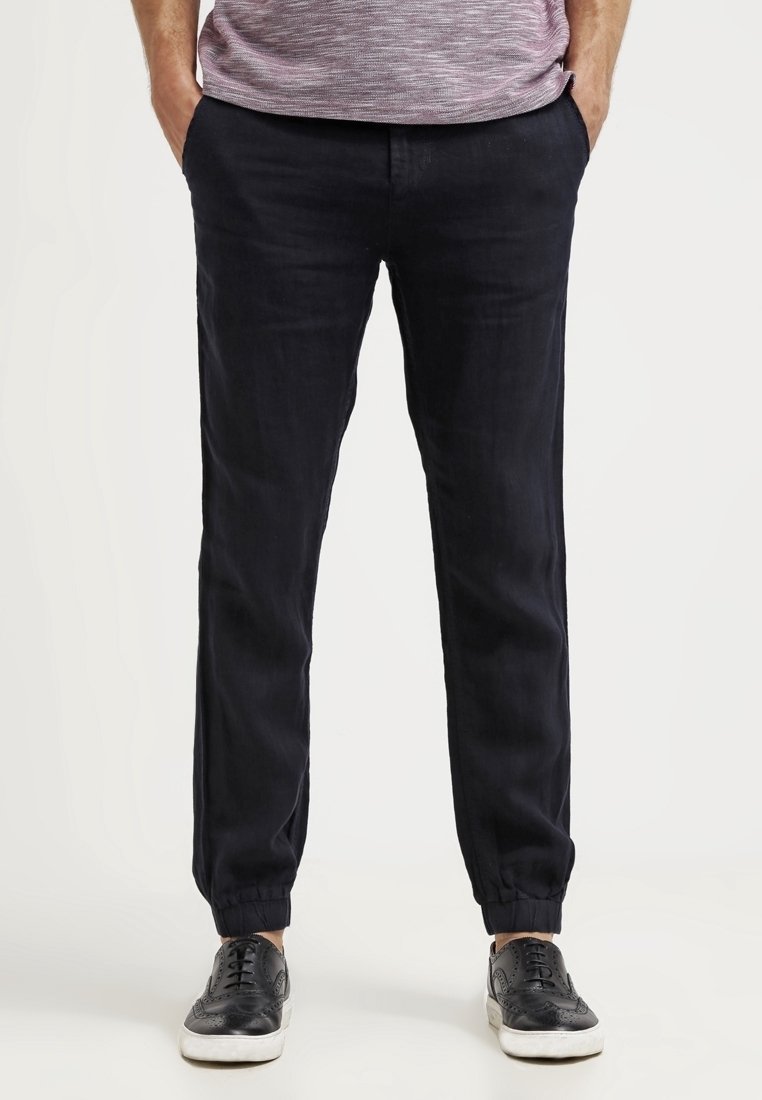 BOSS CASUAL Kalhoty - dark blue