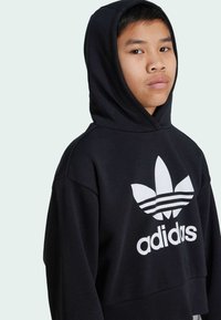 adidas Originals ADICOLOR CROP KIDS - Hoodie - black