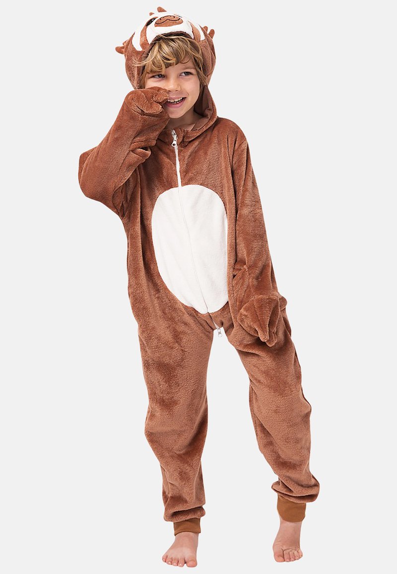 Kinder Jumpsuits & Playsuits | Corimori KINDER EINHORN, DRACHE, FUCHS, PANDA, DI Jumpsuit braun - YU77822 Kinder Jumpsuits & Playsuits | Corimori KINDER EINHORN, DRACHE, FUCHS, PANDA, DI Jumpsuit braun - YU77822