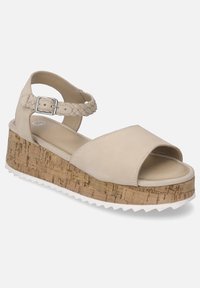 Gerry Weber BARLETTA 05 - Kiilakorkosandaali - beige