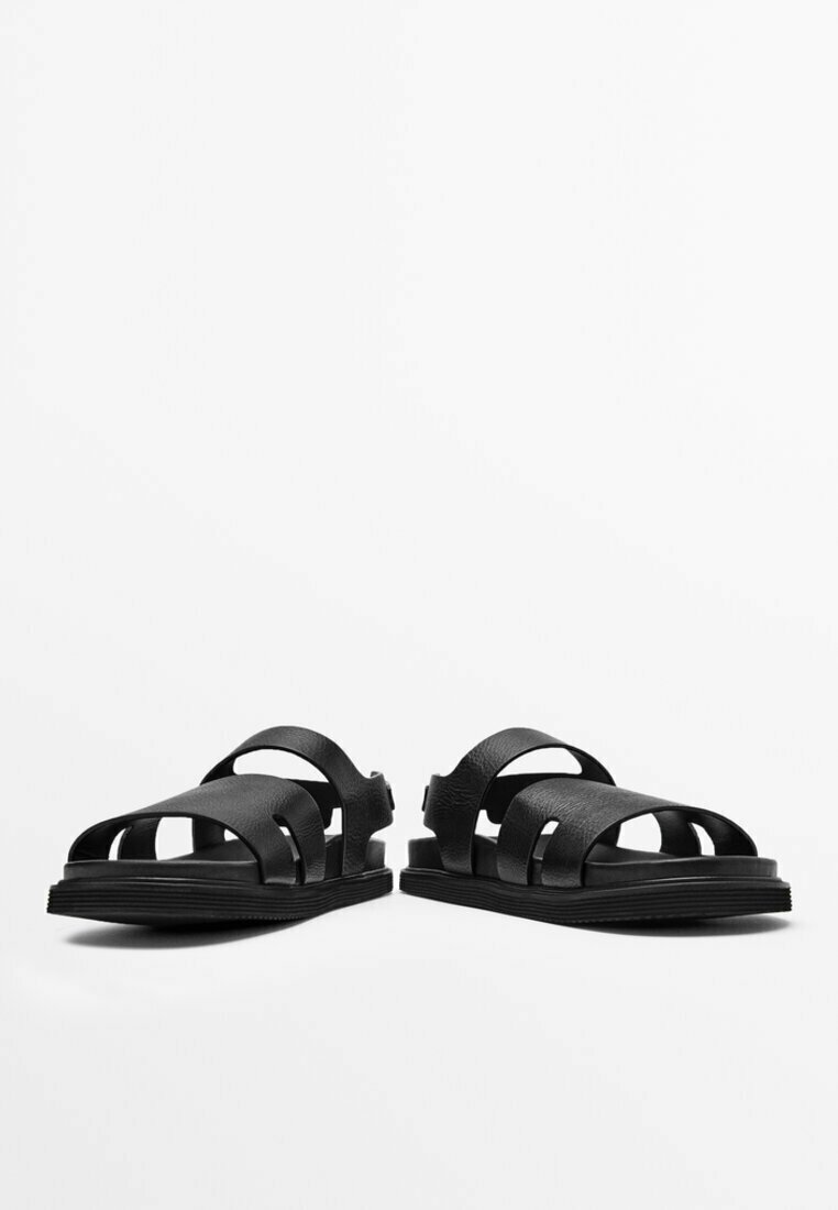 massimo dutti black sandals