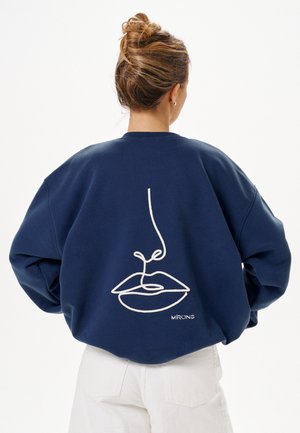 MIRONS, Sweatshirt - dark blue
