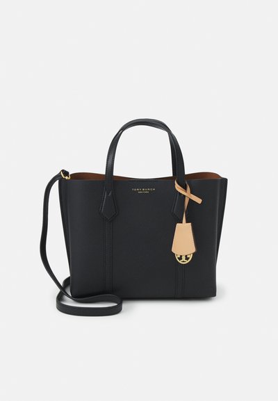 Tory Burch PERRY SMALL TRIPLE COMPARTMENT TOTE - Geantă de mână - black