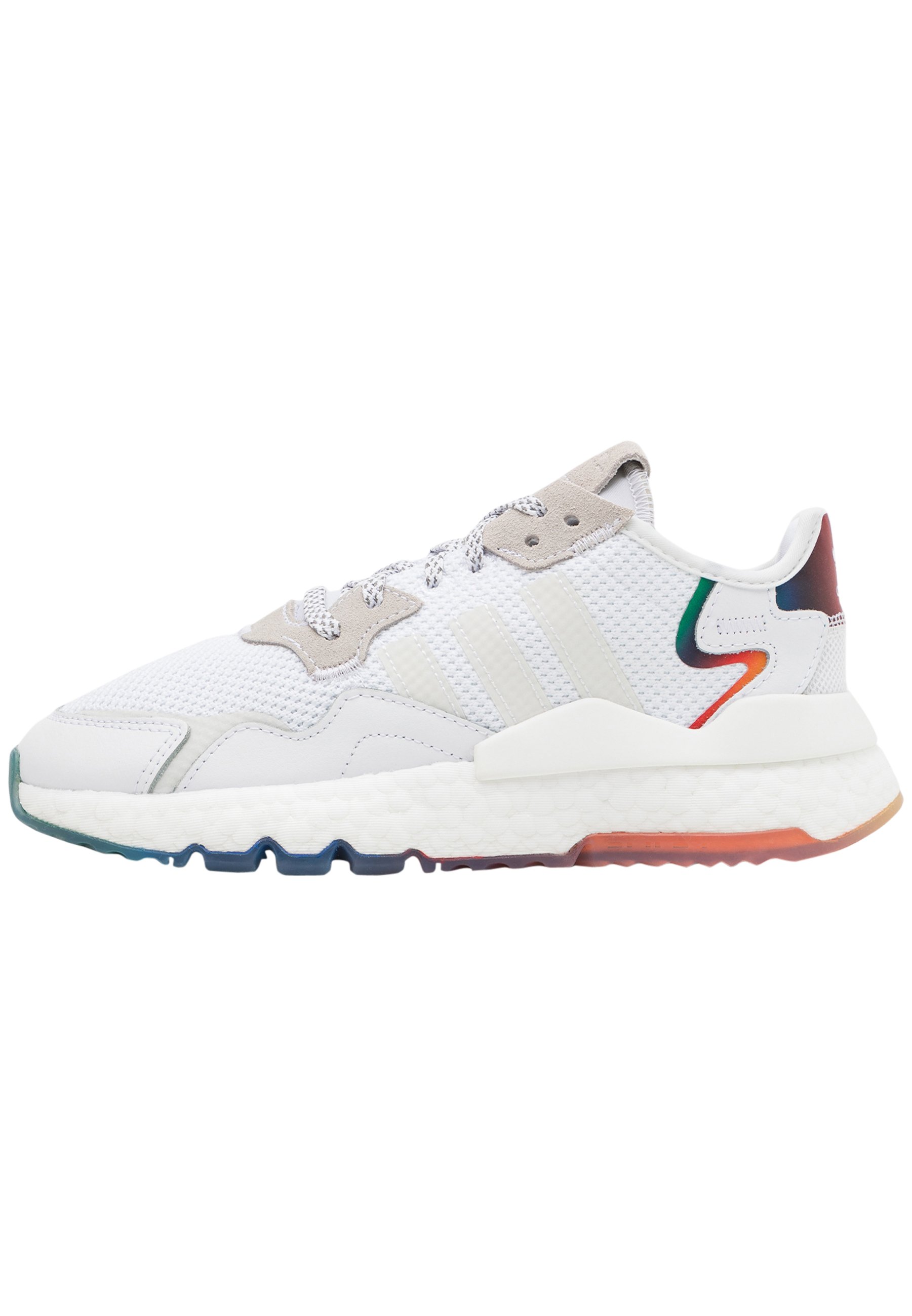 adidas Originals NITE JOGGER UNISEX - Sneakers laag - footwear white/core  black/wit - Zalando.nl