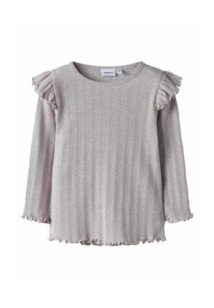 Topper langermet - lilac marble