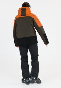 Whistler Skijacke - grijs oranje