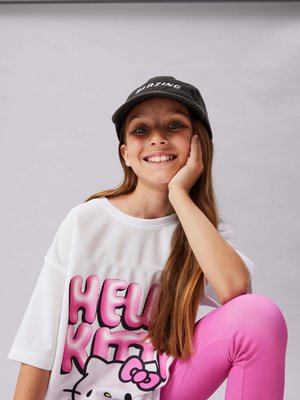 Name it FOBA HELLOK TOP - Apdrukāts T-krekls - bright white