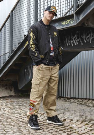 ROAR TIGER - Cargo trousers - pebble