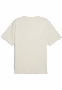 Kortærmet, cremefarvet t-shirt med lige pasform. Lavet af blød bomuld, med et simpelt, udekoreret design på bagsiden.