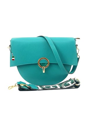 DrachenLeder CITY - Schoudertas - türkis