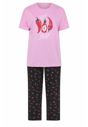 Yours Clothing, WOMEN'S PYJAMAS SET - Conjunto de pijama - pink