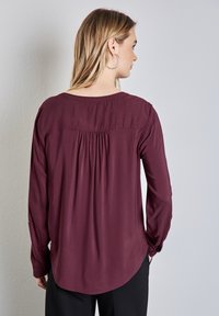 Street One BASIC IN UNIFARBE - Blouse - rot