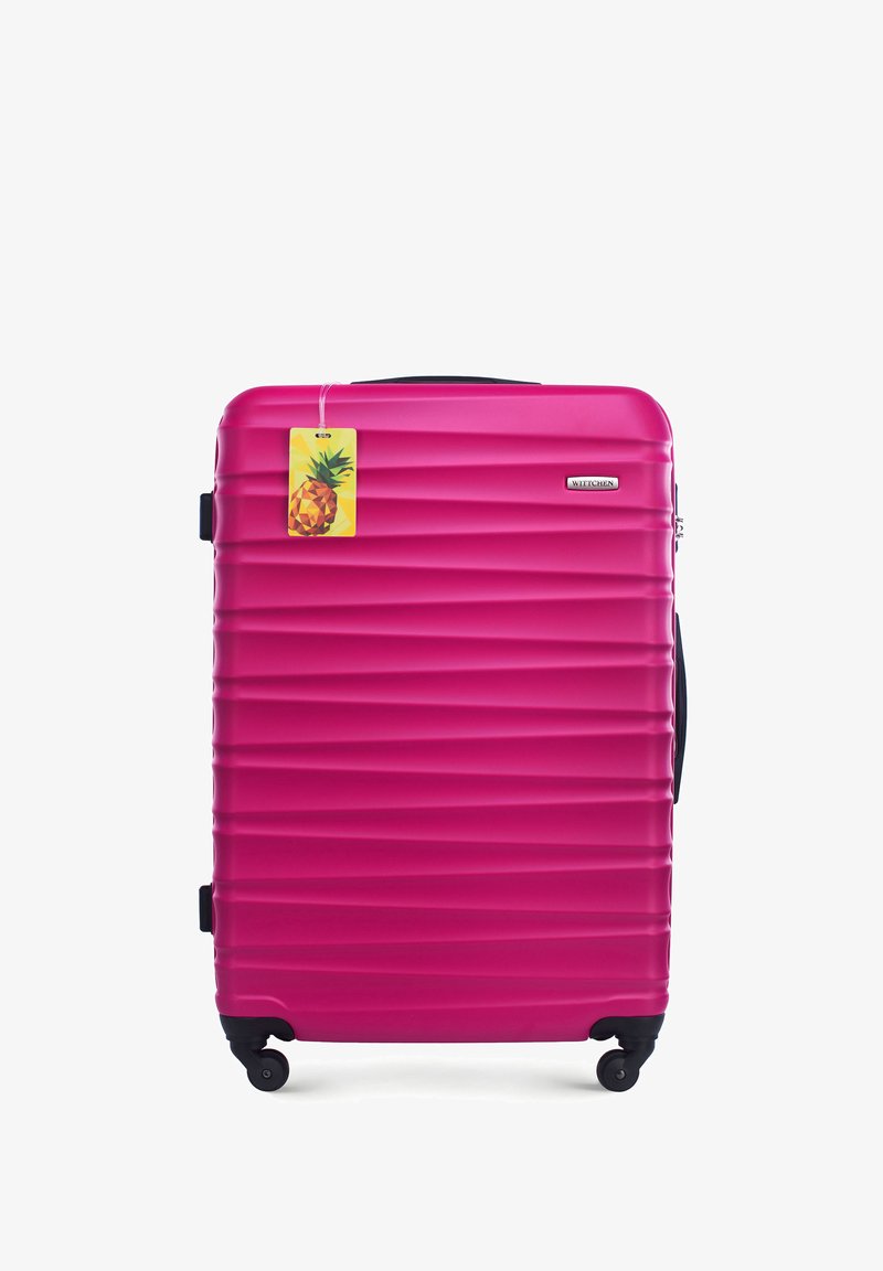 WITTCHEN LARGE SUITCASE WITH LUGGAGE TAG FROM ABS - Kufr - pink