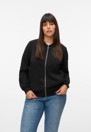 Vero Moda Curve, VMCCOCO - Суитшърт с цип - black