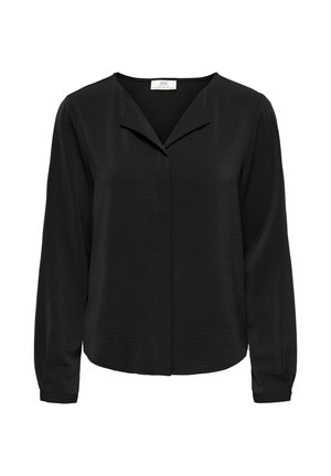 JDY, JDYAYA L/S COLLAR SHIRT WVN NOOS - Μπλούζα - black