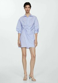 Mango Blusenkleid - light blue