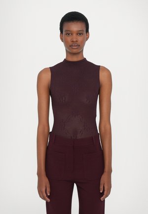 SLEEVELESS - Top - bordeaux