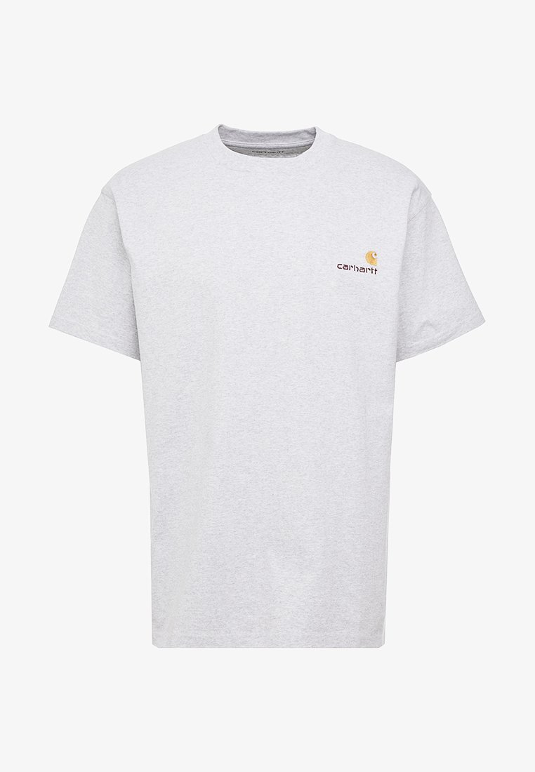 Decoración Conmoción Cosquillas Carhartt WIP AMERICAN SCRIPT - Camiseta básica - ash heather/gris - Zalando.es Decoración Conmoción Cosquillas Carhartt WIP AMERICAN SCRIPT - Camiseta básica - ash heather/gris - Zalando.es