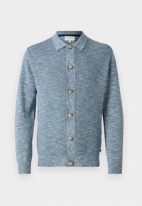 STRUCTURED TWO TONE  - Cardigan - mystical blue