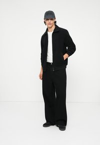 Jack & Jones JORIBIZA FULL ZIP - Fleecepullover - black