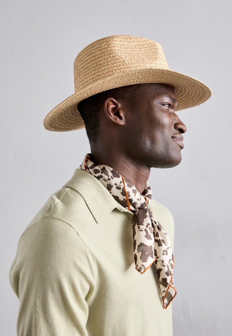 Borsalino MAURILIO UNISEX - Platmale - naturale cinta