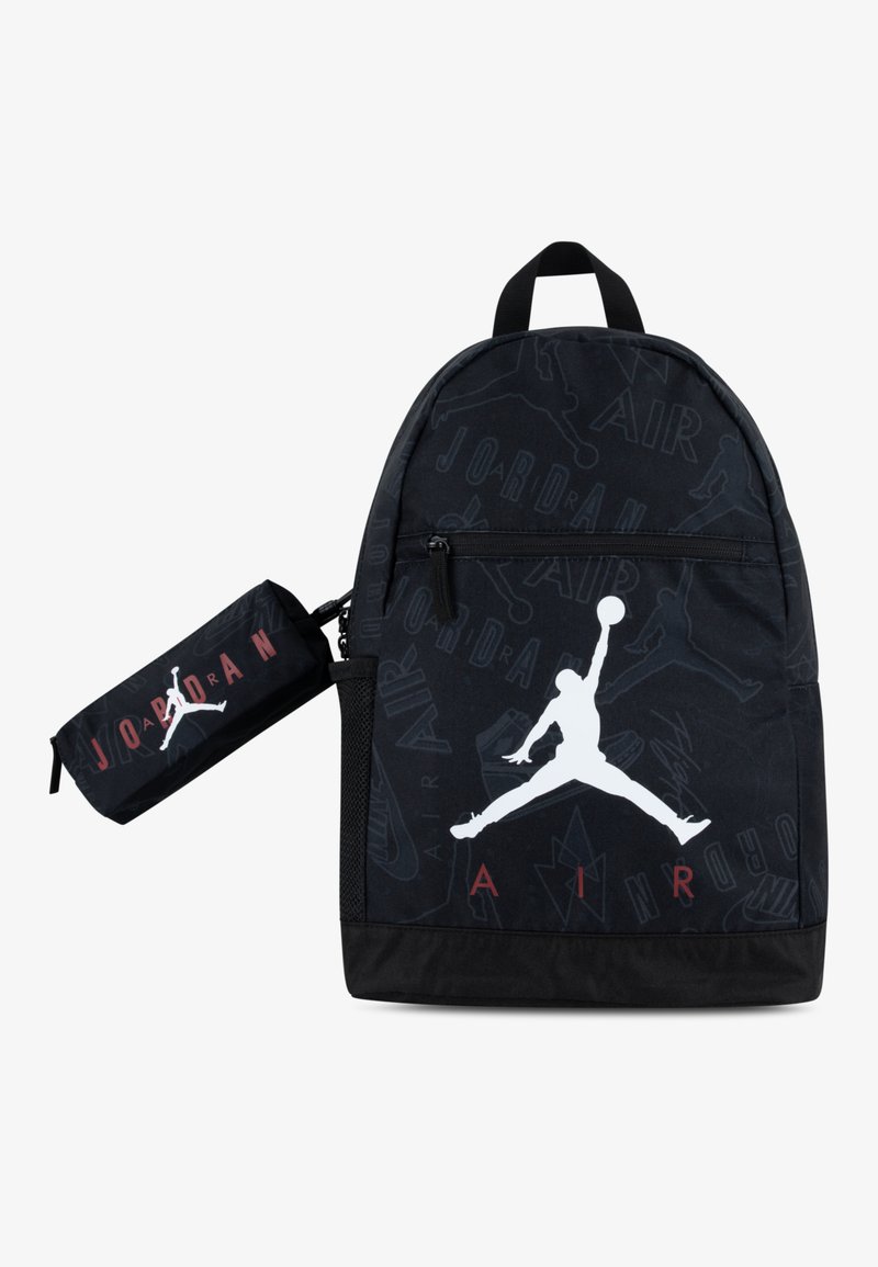 Jordan AIR SCHOOL BACKPACK UNISEX SET - Federmäppchen - black/gym red