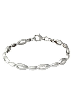 TROPFEN - Armband - silberfarben/weiß